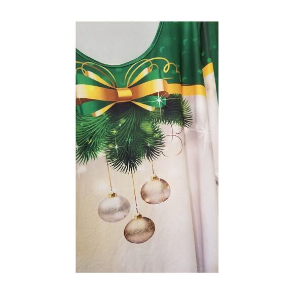 Woman's Unbranded Christmas Pajama Set w-Slippers Size XXL Lng Sleeves - EUC - Picture 1 of 11